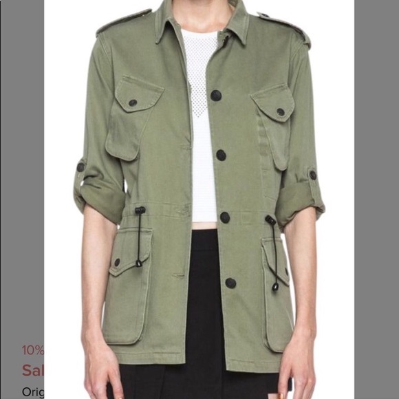 rag and bone green jacket